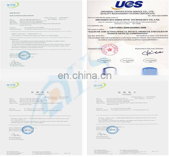 high quality Rack mount optical splitter 2 32 plc splitter with SC APC connector