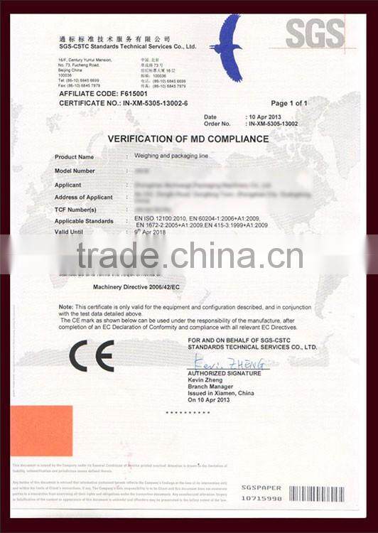 PenKan Z conveyer on packaging production line