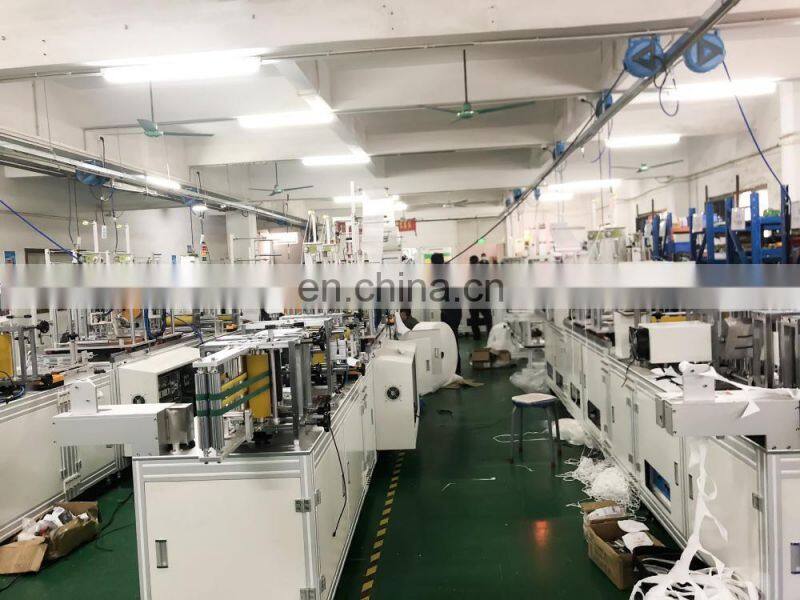 In stock supply high efficiency one drag two plane face mask making machine