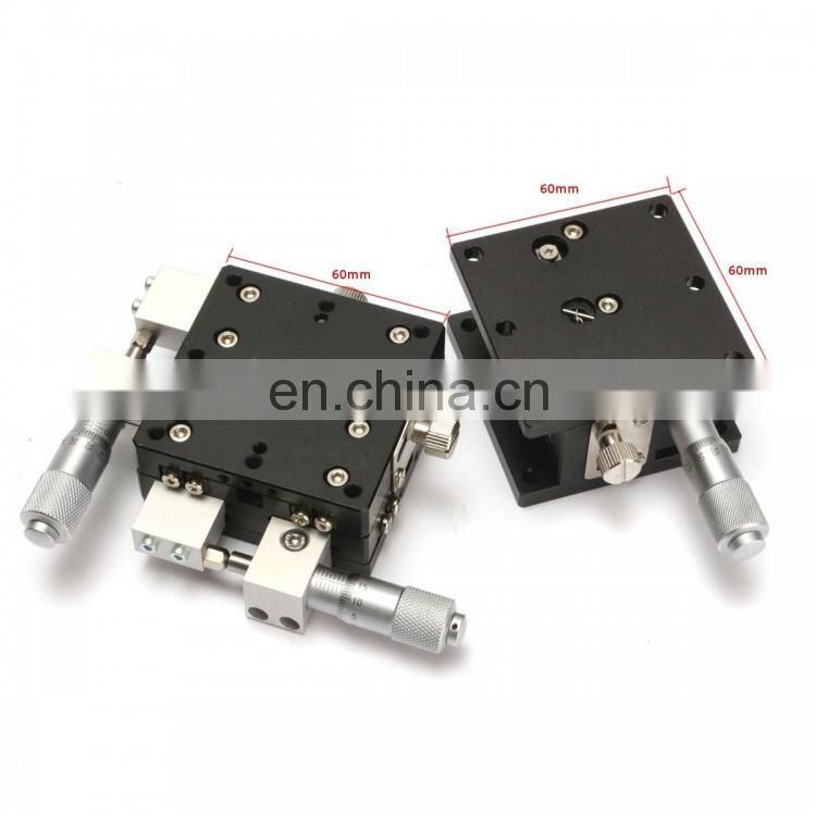 LD60-LM 60x60mm XYZ 3 Axis CNC Optical Manual Linear Slide Translation Stage Trimming Platform