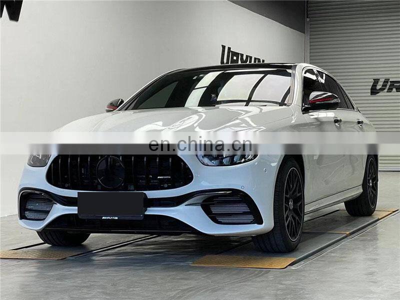 Runde New Arrival For 2021 Mercedes-Benz E-Class W213 Upgrade E63S Wide Body Kit Front Bumper Rear Bumper Hood Fender