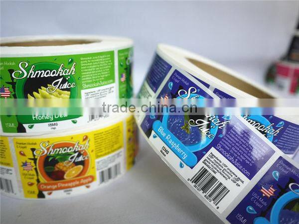 High quality custom jar stickers