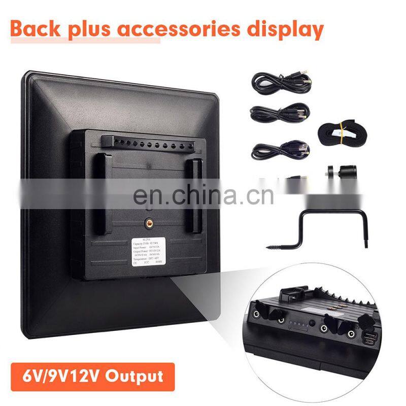 6V 9V 12V 25000mAH Waterproof Trail hunting Camera solar panel charger for outdoor cctv camera