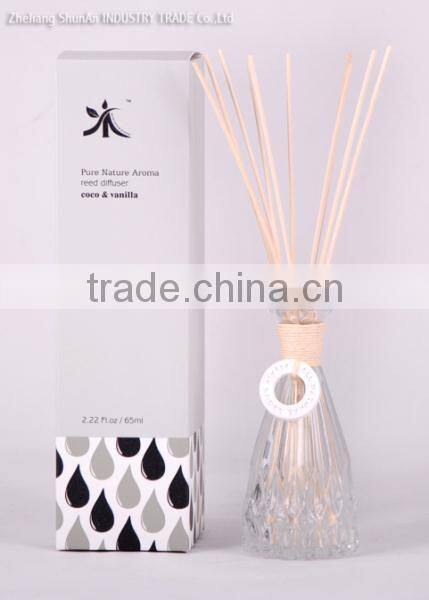 65ml Home fragrance Aroma Reed Diffuser with glass bottle SA-0031