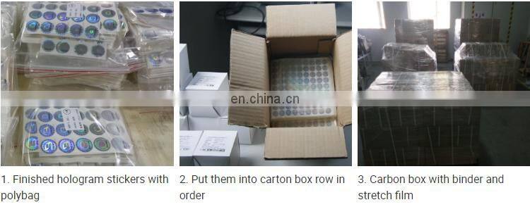 Secure QC Pass Hologram Sticker