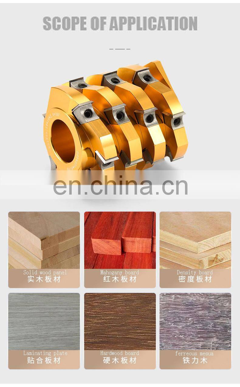 LIVTER Woodworking Tools Cutter Light cutting spiral cutterhead