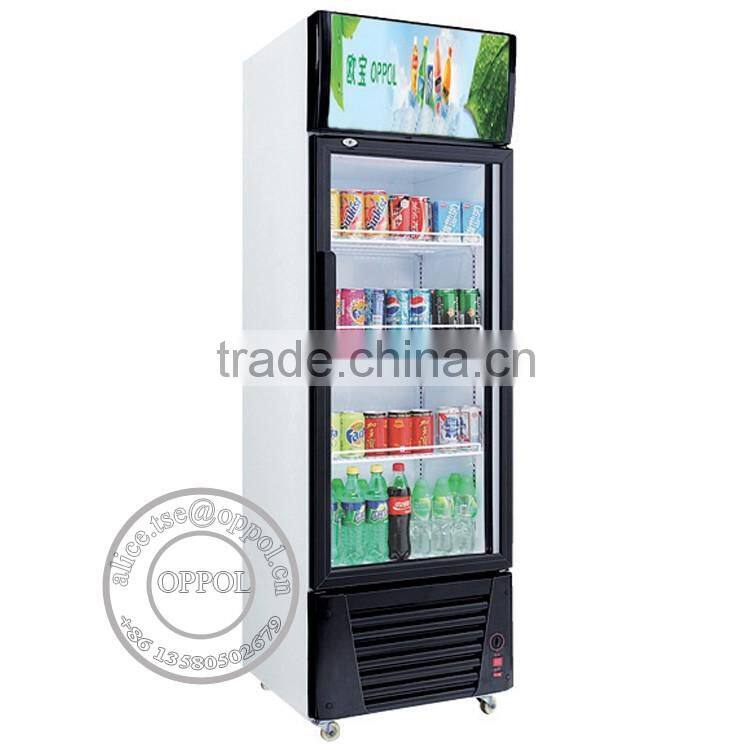 OP-A704 Beverage Storage Display Vertical Showcase Refrigerator