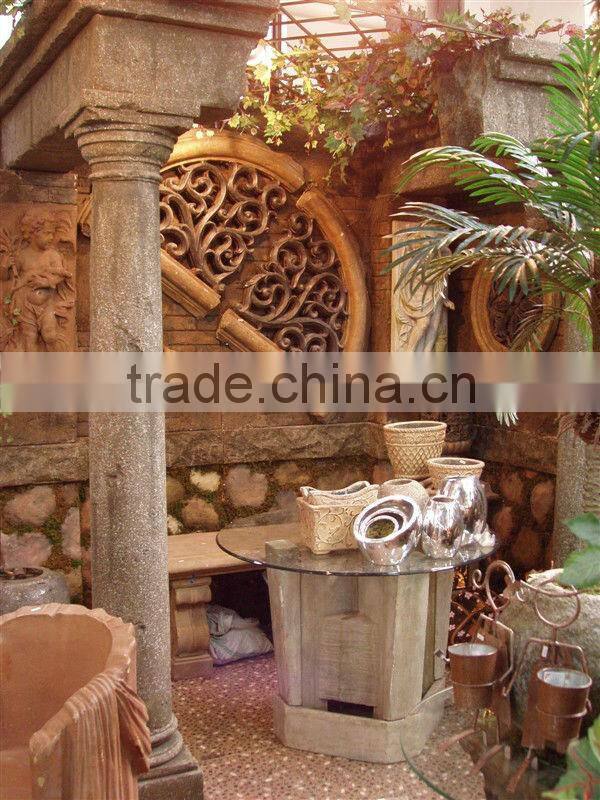 Big Antique stone factory flowerpots