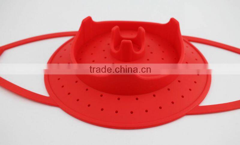 Food Silicone Steamer with Handles Corn Steamer