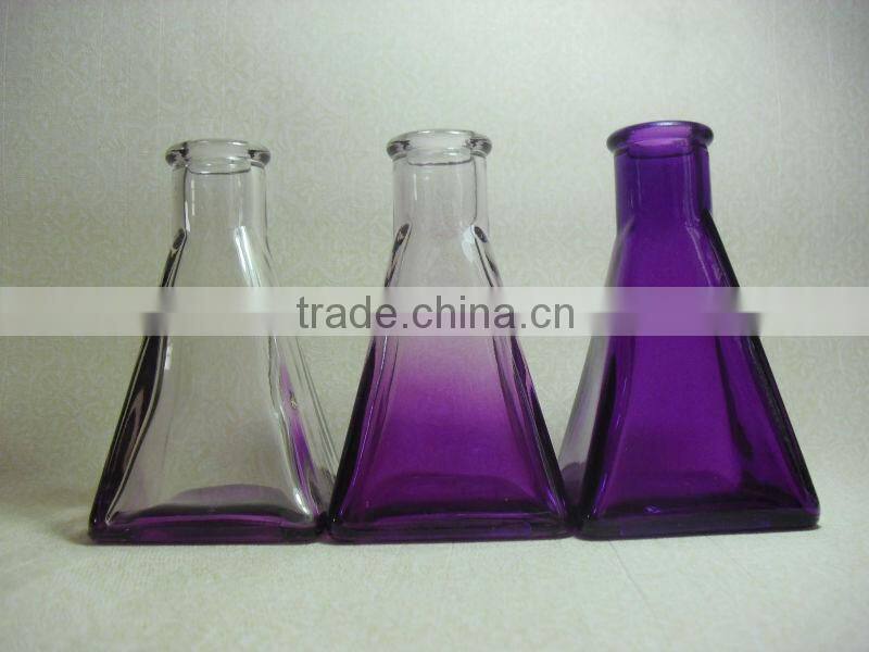 glass aromatherapy diffuser bottle green colour