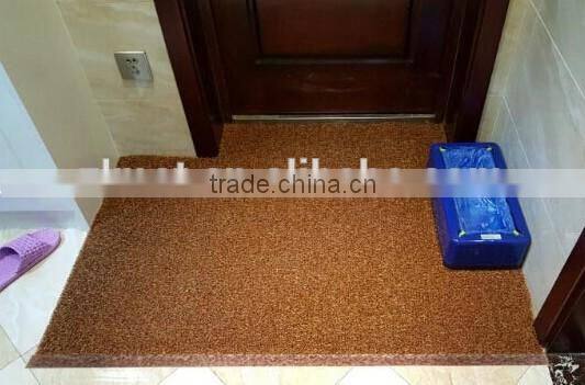 Rubber plastic mat PVC coir mat