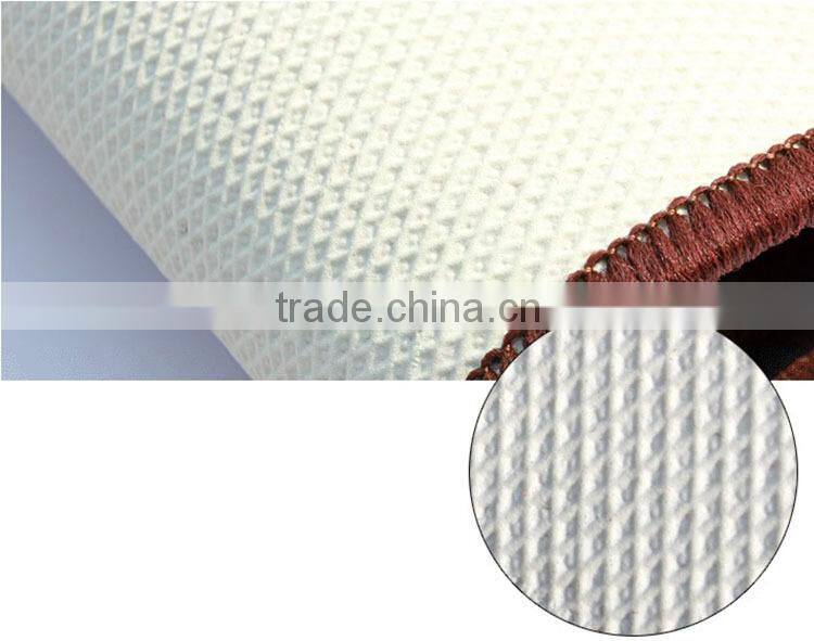 Latest productions nice quality flowers printed anti-slip bedroom carpet