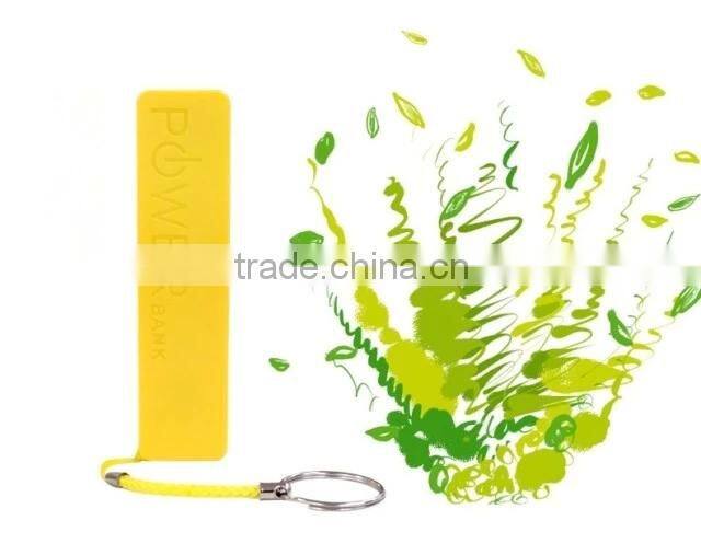 promotional gift perfume keychain power bank 2400mah