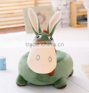 Plush Donkey Sofa/animal plush sofa/donkey shape plush sofa