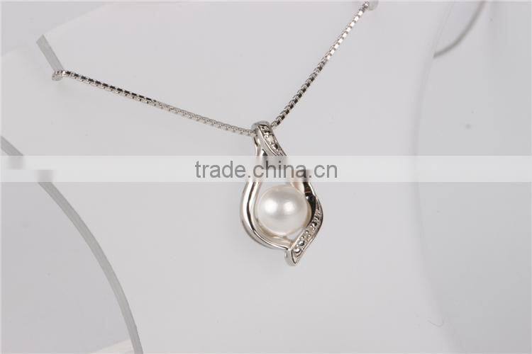 Christmas present fashion pearl silver jewelry