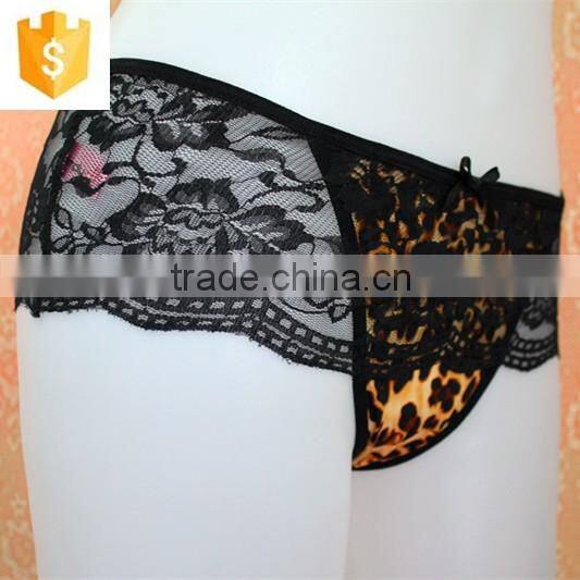 french lace panties leopard print sexy women lingerie