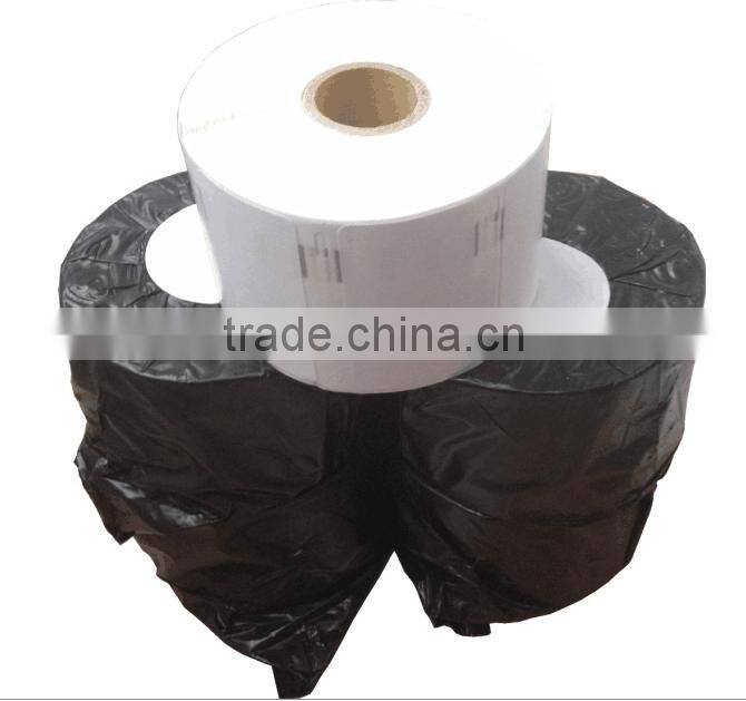 custom blank self adhesive paper label sticker roll