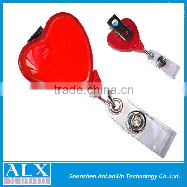 Custom green translucent badge reels