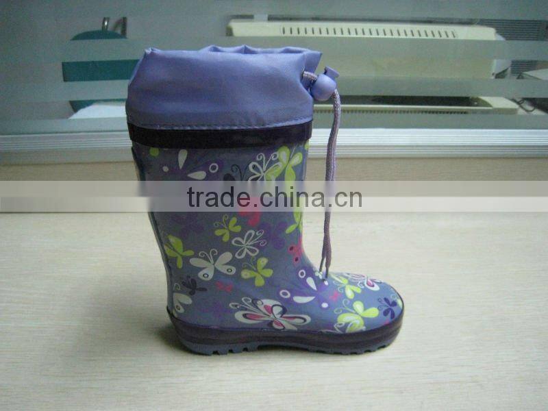 Kids Rubber Rain Boots Wellington Boots
