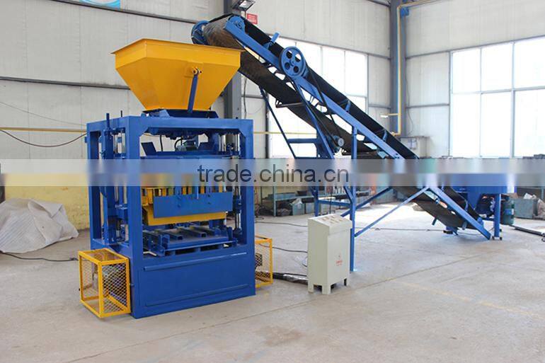 QTF4-24 concrete block maker/ brick factory cost/ cinder block making machine