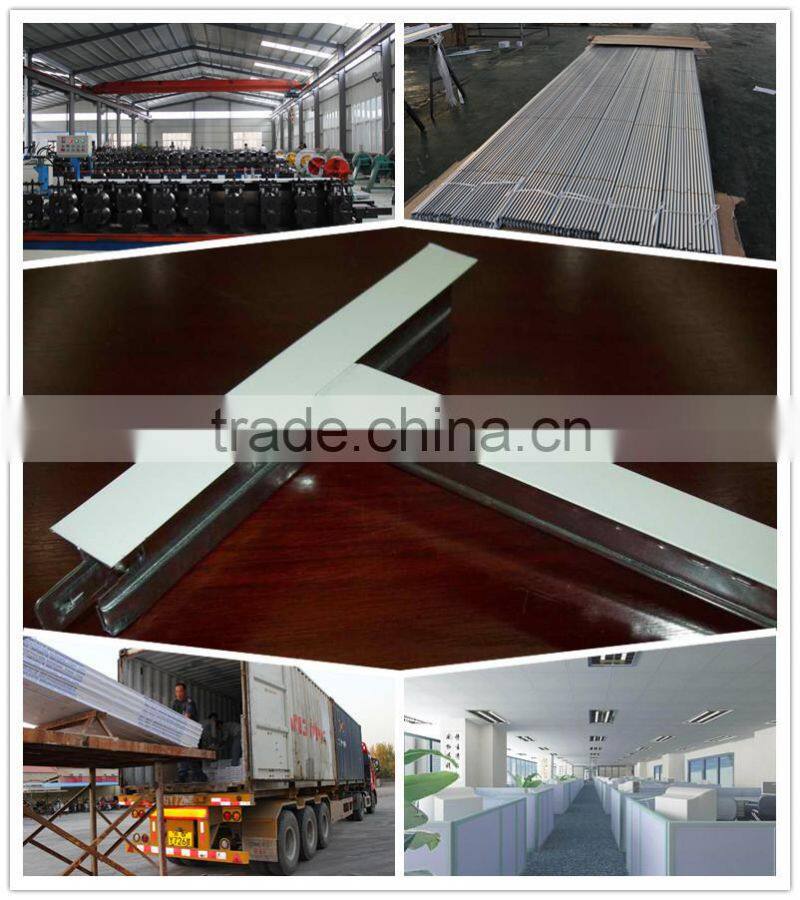 Good quality t grid/ t bar for gypsum ceiling/mineralfiber ceiling
