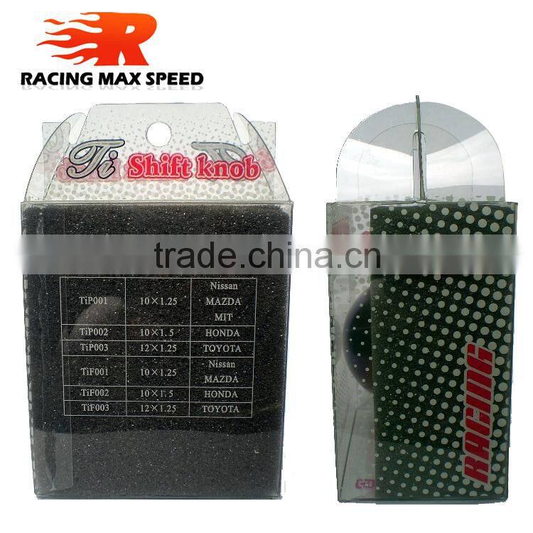 2015 new products auto parts m10*1.5 polished full titinaium ball shape gear shift knob