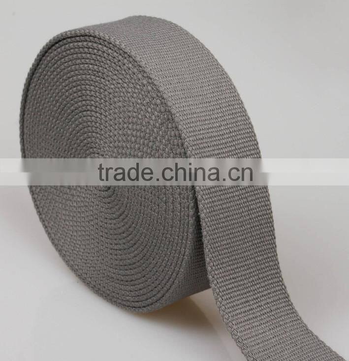 4.3cm grey polyester cotton beads pattern webbing