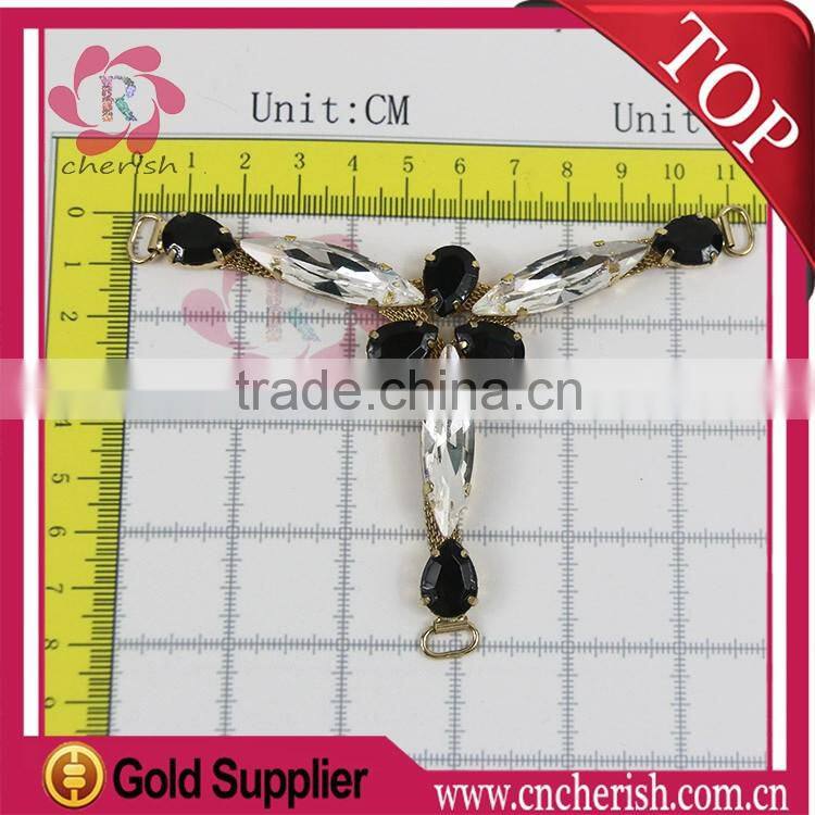 Good price new fashion alloy rhinestone womens shoe ornaments