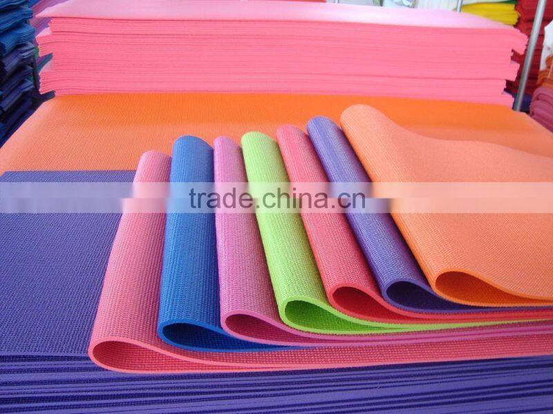 TPE/PVC/NBR/EVA yoga mat