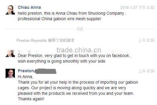 Welded gabion mesh Fencing / gabion wall construction / Gabion Fence