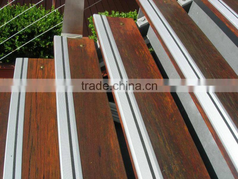 Attractive design aluminum stair edging non slip aluminium stair nosing