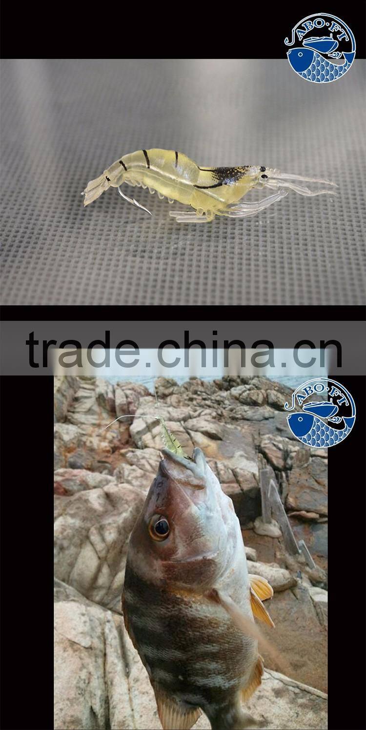 2016 flavored soft shrimp with artificial shape soft lure
