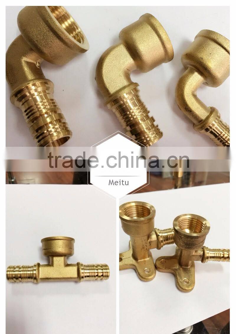Forging brass pex metal pipe fitting manufactuer