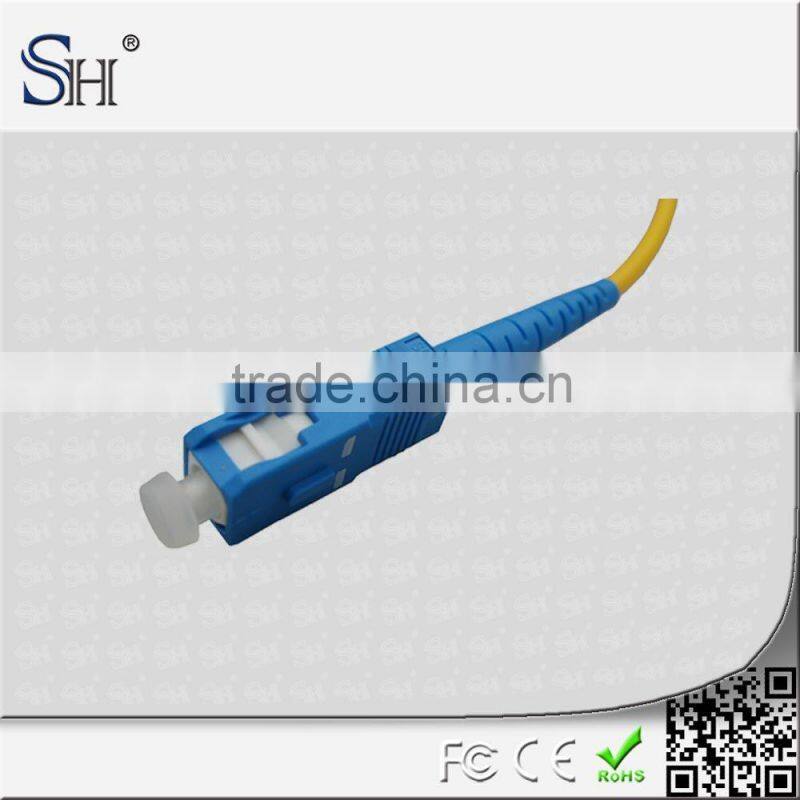 Supplier 0.9mm CATV LAN LC/UPC SM Fiber Optic Patch Cord