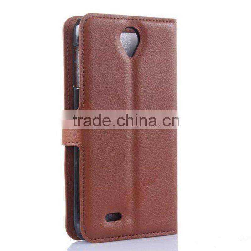 Keno Premium Wallet Hard Case for Lenovo A850 Flip Leather Case