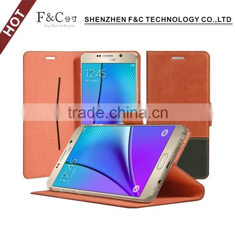 For Samsung Note 7 Magnetic Flip PU Leather Phone Case,Genuine Leather Case For all model