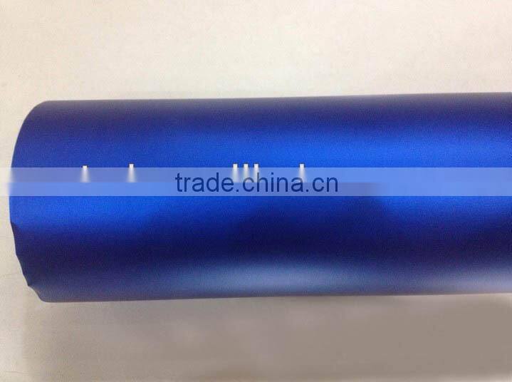 Newest Product ! Gold Matte chrome metallic car wrap vinyl film with air bubble size:1.52*20m