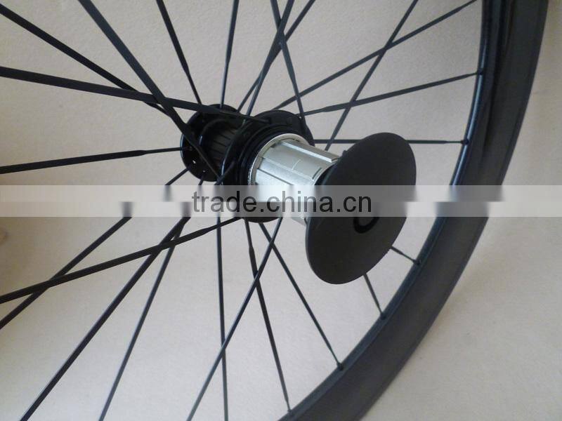 100% hand-built and fast delivery oem carbon bicycle wheels 38mm clincher for road bike powerway carbon hub