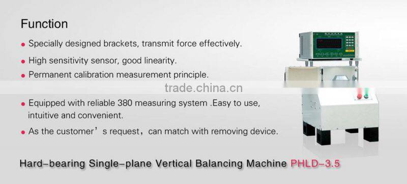 3.5kg Single Plane Vertical Balancing Machine