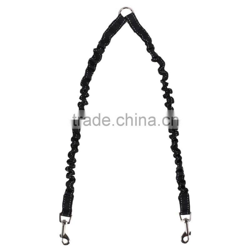 Homdox Pets Dog Leash Coupler Double Dog Walker Lead Elastic Two Dogs Leash Splitter AM002453