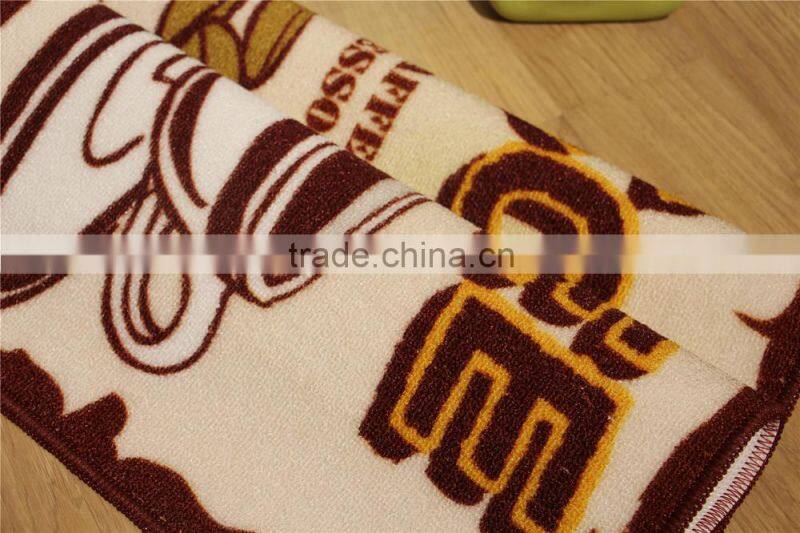 Loop pile microfiber chenille area yoga mat