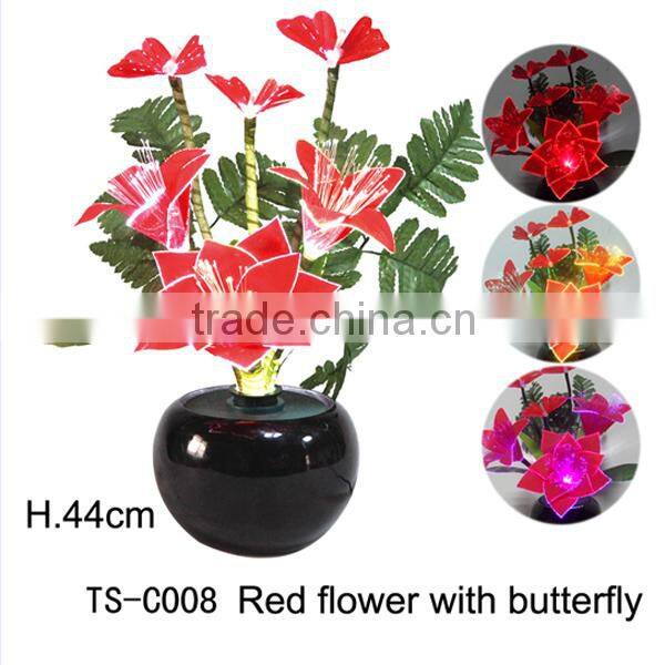 Wedding Occasion fiber optic decorations big flowers