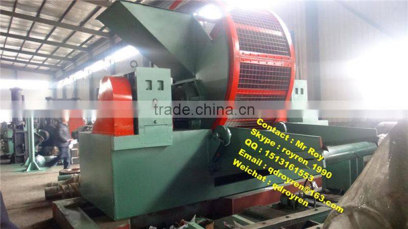 Waste Used tire cutting machine rubber tire cutting machine