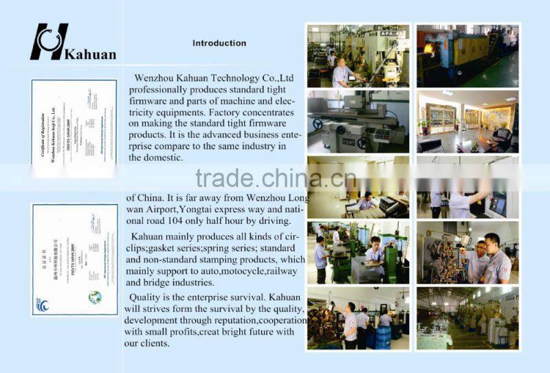 65Mn customized spring steel internal retaining ring