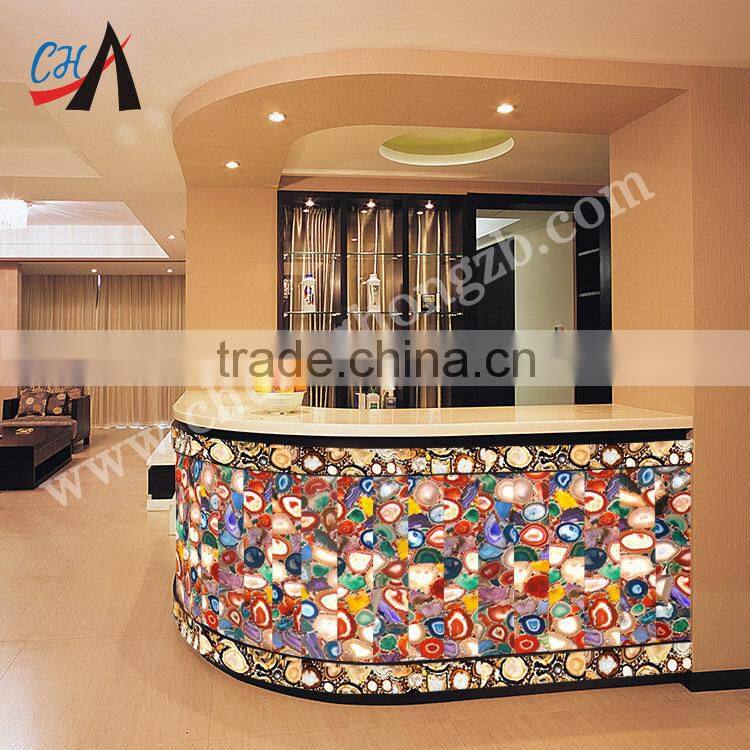 Luxury colored agate slab for home decoration,floor slab,wall tile,table top