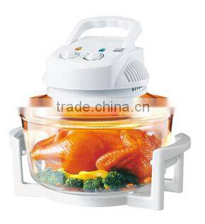 12L digital control multi-purpose halogen oven white color