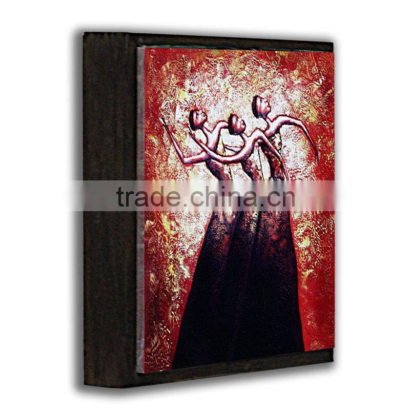 Custom garden plaque 3 dancer beautiful nude women
