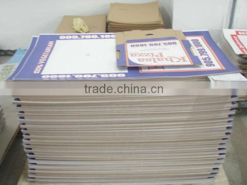 cheap custom black pizza box