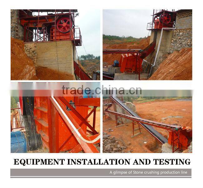 Building stone crushing production line