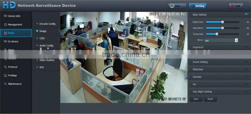 Home surveillance Poe CCTV kit with 4 network IP cameras Face recognition